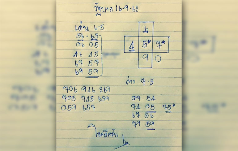 ตามไว้อีก! หวยโชคดี 16/9/62 งวดนี้ได้ลุ้นอีกแน่นอน