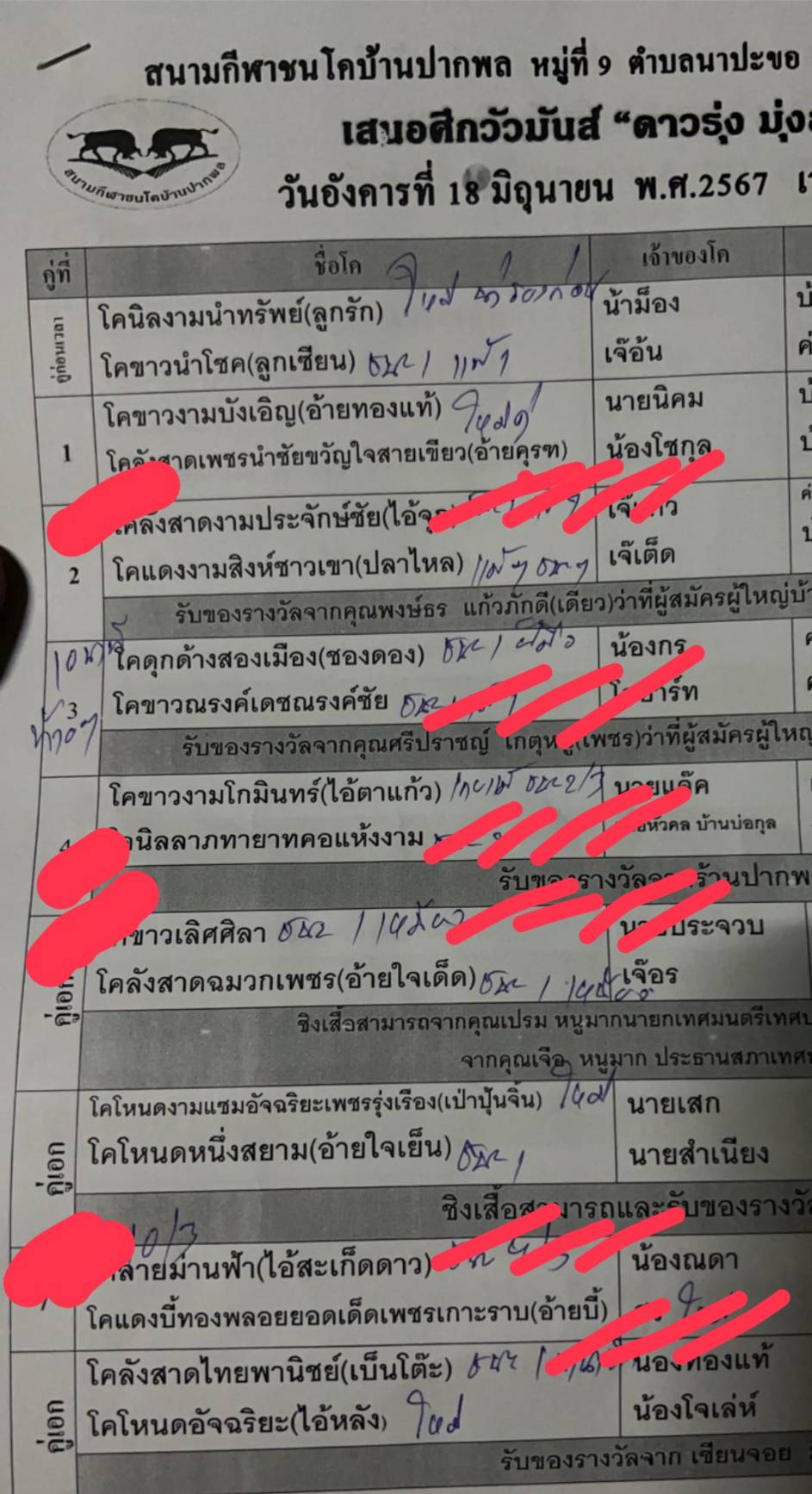 สนามกีฬาชนโคบ้านปากพล